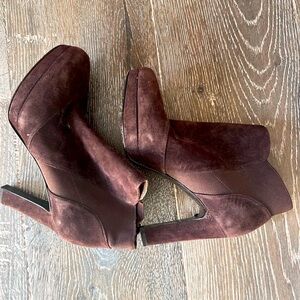 Via Spiga Dark Brown Heeled Boots